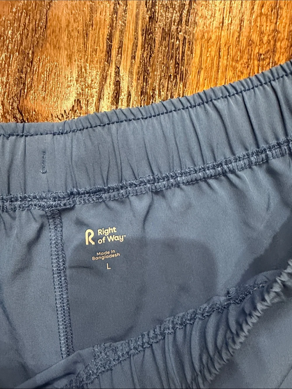Men's Light Blue Athletic Drawstring Shorts
